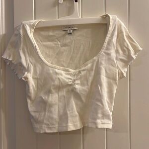topshop cropped tee